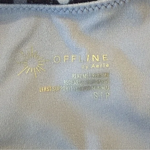 OFFLINE By Aerie Real Me Low Key Longline Sports Bra Size Small - Picture 8 of 11